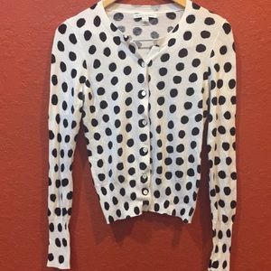 Banana Republic Polka Dot Cardigan